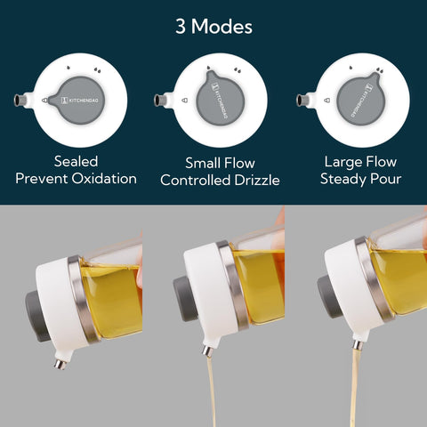 KITCHENDAO drip-free spout reduces kitchen mess during pouring