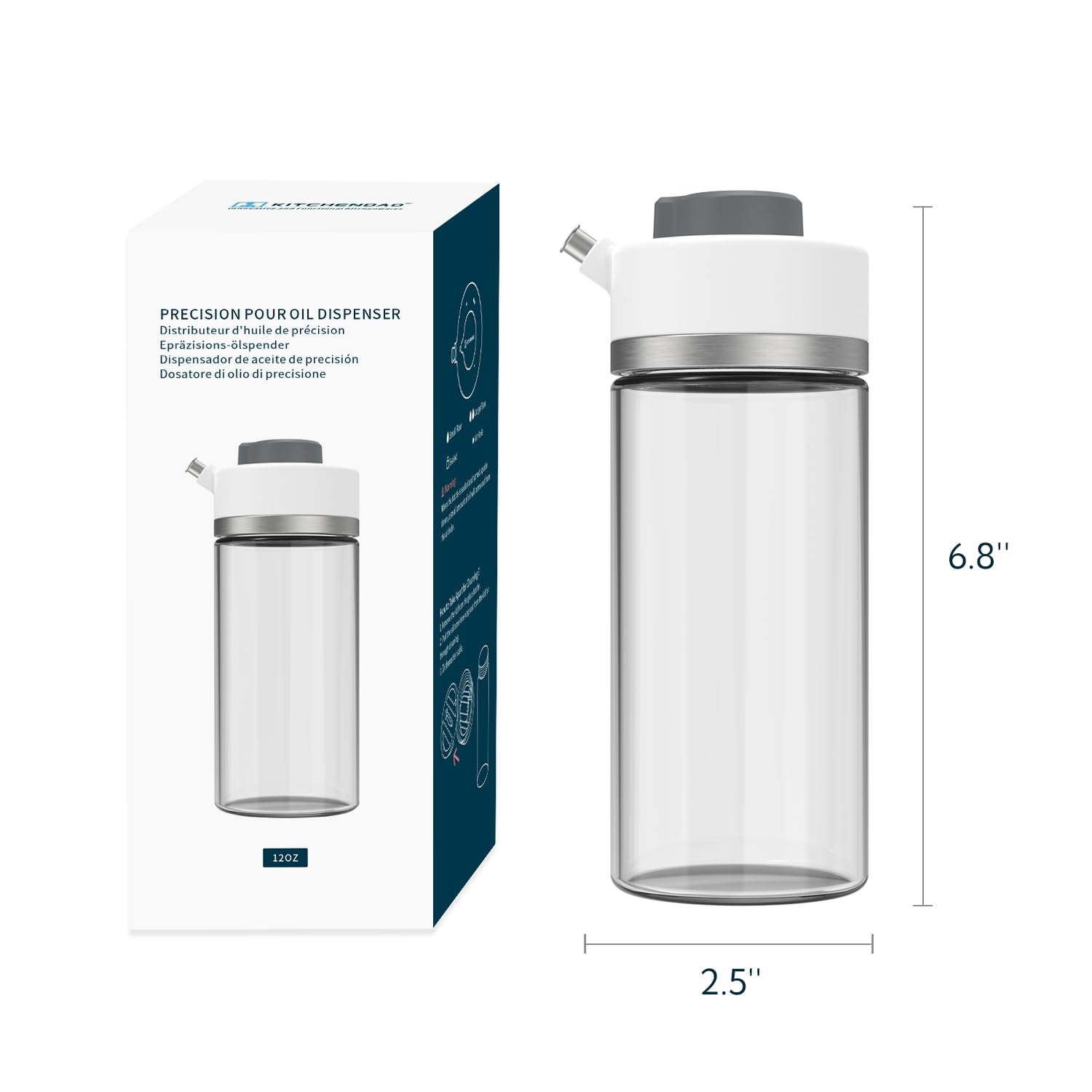 KITCHENDAO elegant design fits any cooking counter
