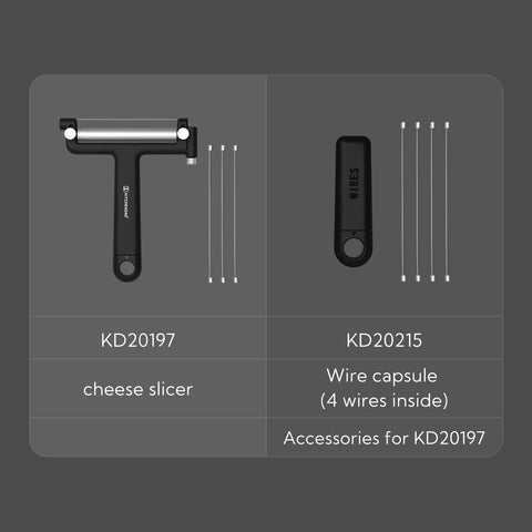 KITCHENDAO heavy-duty aluminum body ensures durability and dishwasher compatibility.