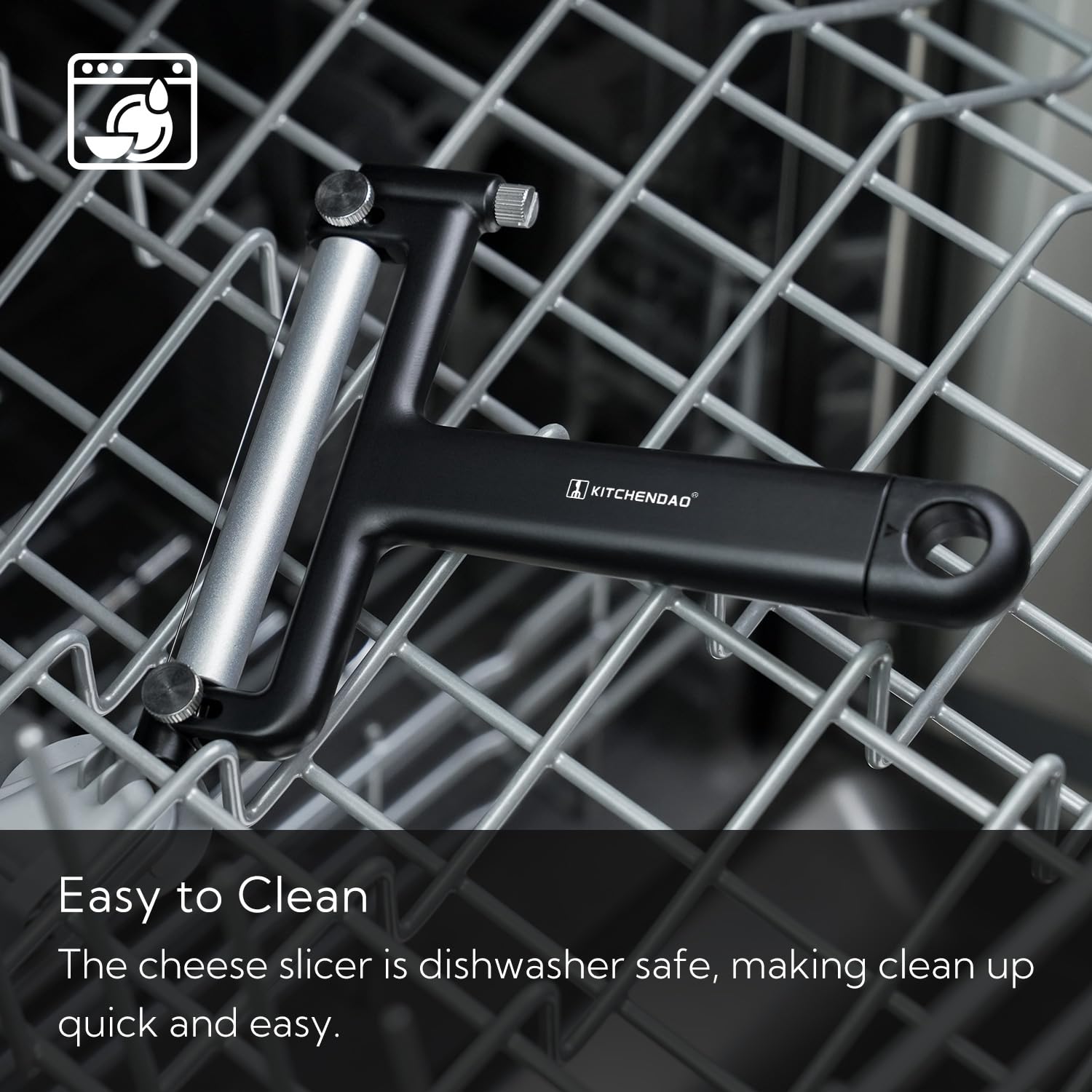 KITCHENDAO internal spare wires storage prevents misplacing wires.