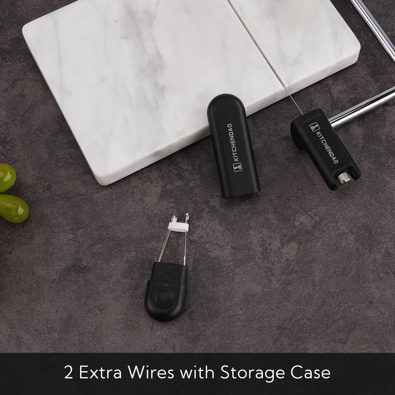 KITCHENDAO natural marble board resists moisture and odors for long-lasting use