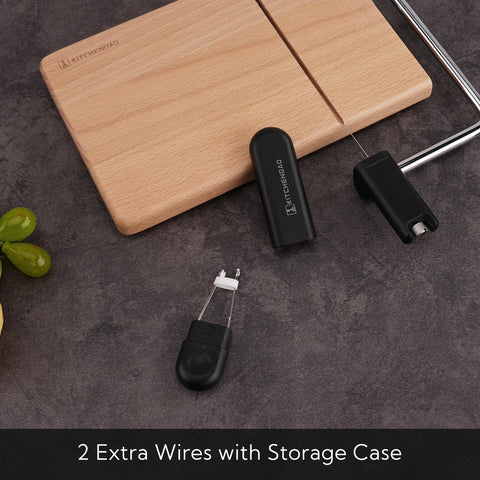 KITCHENDAO tightness adjustment knob enables precise cheese thickness