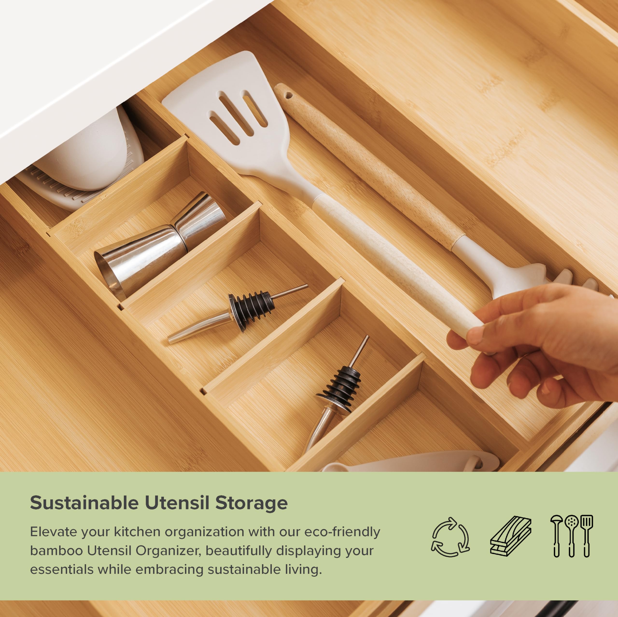 KitchenEdge anti-slip rubber pads prevent sliding during use.