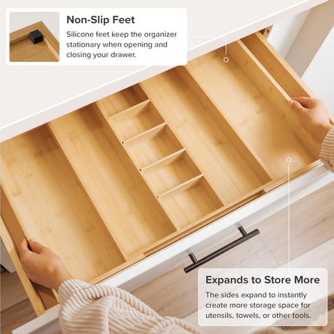 KitchenEdge premium bamboo construction blends beauty and durability.