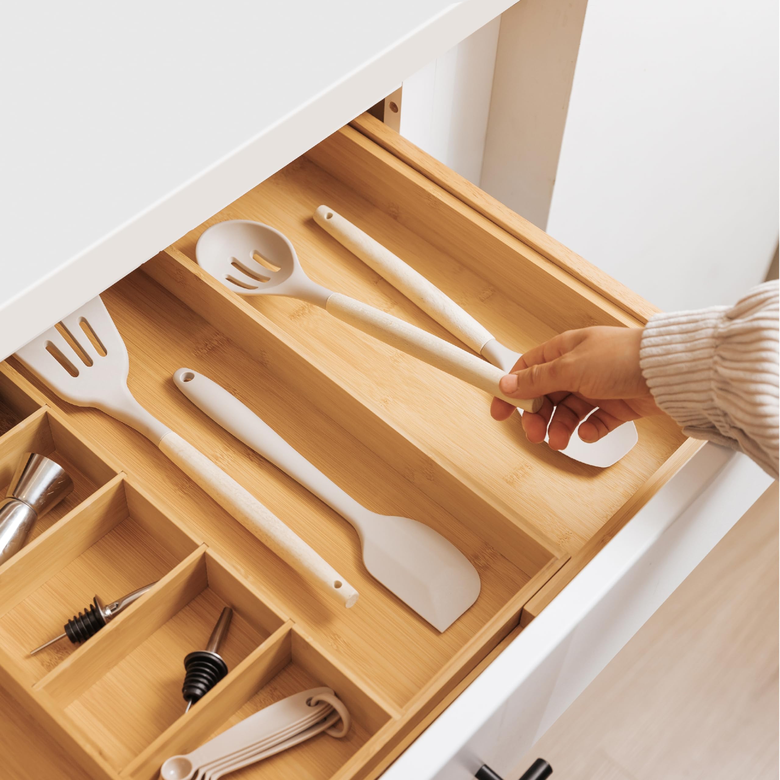 KitchenEdge bamboo wood varies slightly in color for a natural character