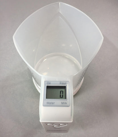 KitchenMetrics compact design fits small countertops and easy storage