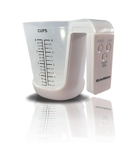 KitchenMetrics washable measuring cup promotes mess-free measuring in the kitchen