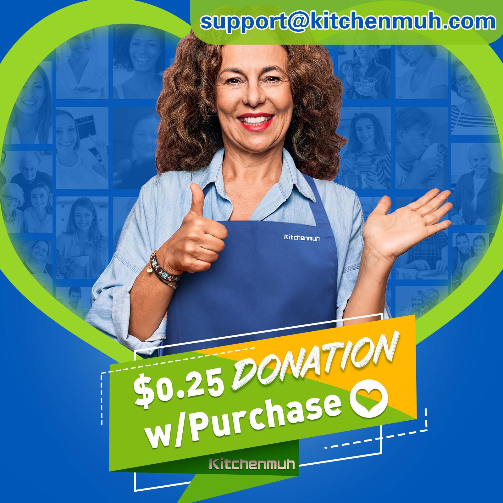 Kitchenmuh ergonomic clean design highlights simple maintenance