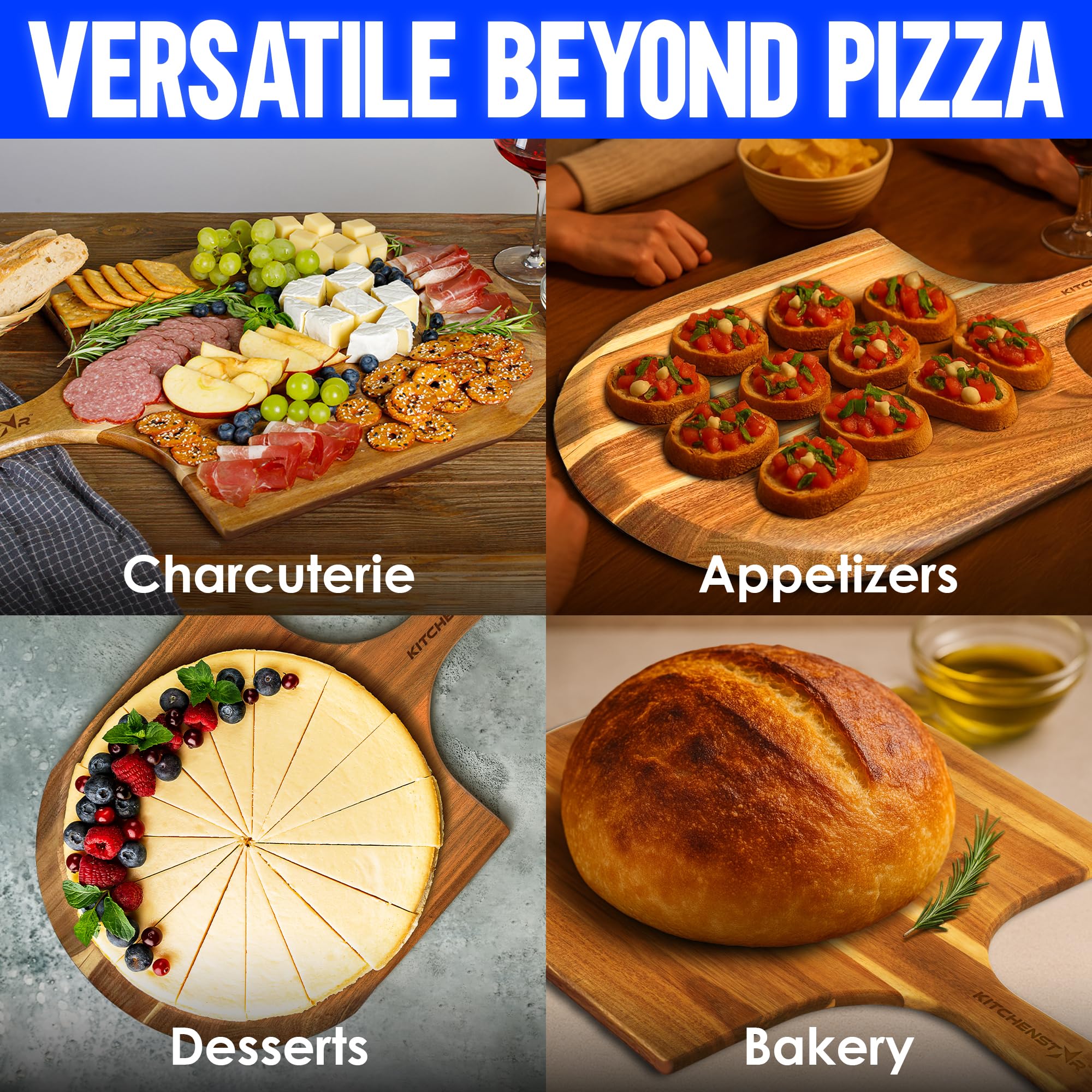 KitchenStar hanging loop on board for organized storage after use