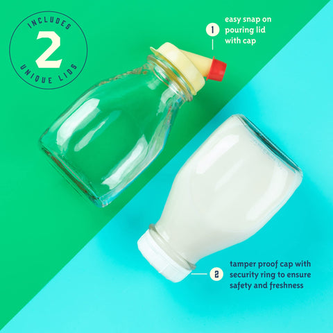 Kitchentoolz 16 oz bottle ideal for coffee creamer and cold brew