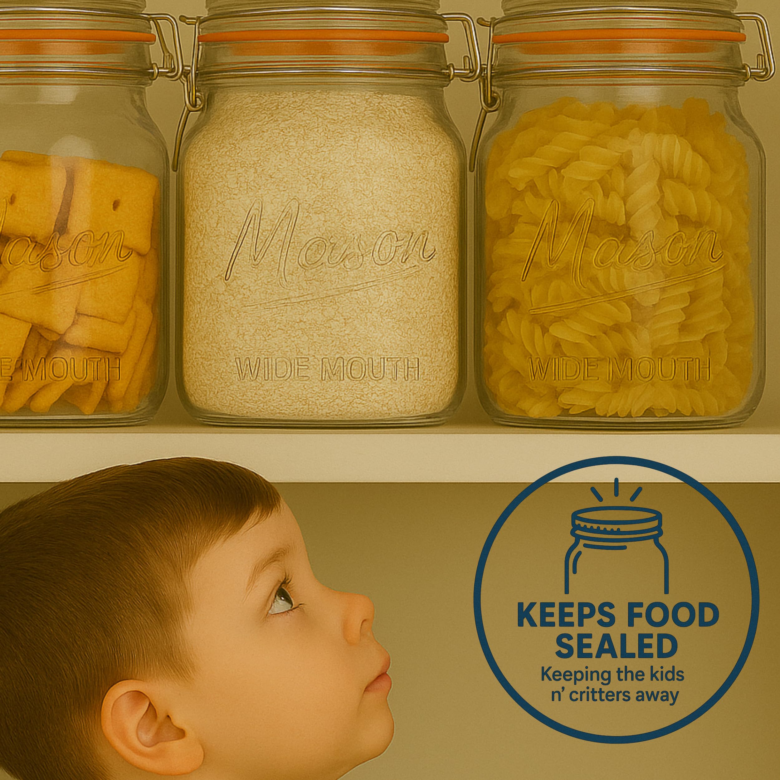 Kitchentoolz durable thick glass resists daily kitchen wear.