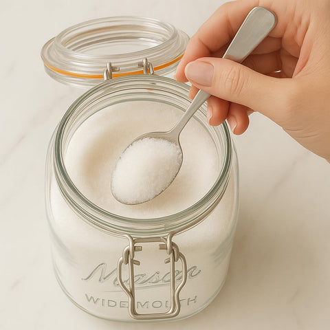 Kitchentoolz fermentation-ready jar supports small-batch projects.