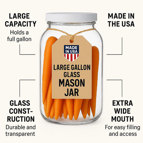 Kitchentoolz fermentation-friendly jar ideal for pickling and experiments with clear lids