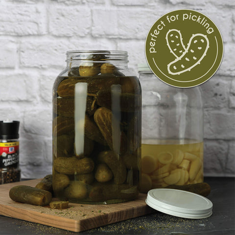 Kitchentoolz Gallon Jar for water glassing eggs.