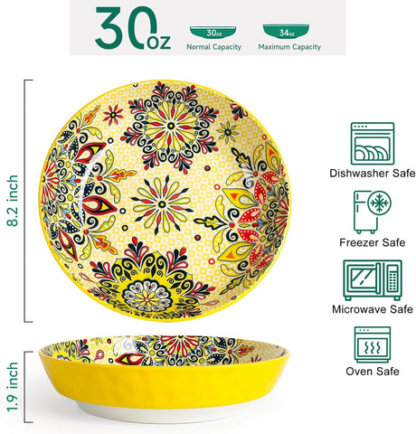 KitchenTour colorful ceramic bowls brighten everyday meals.