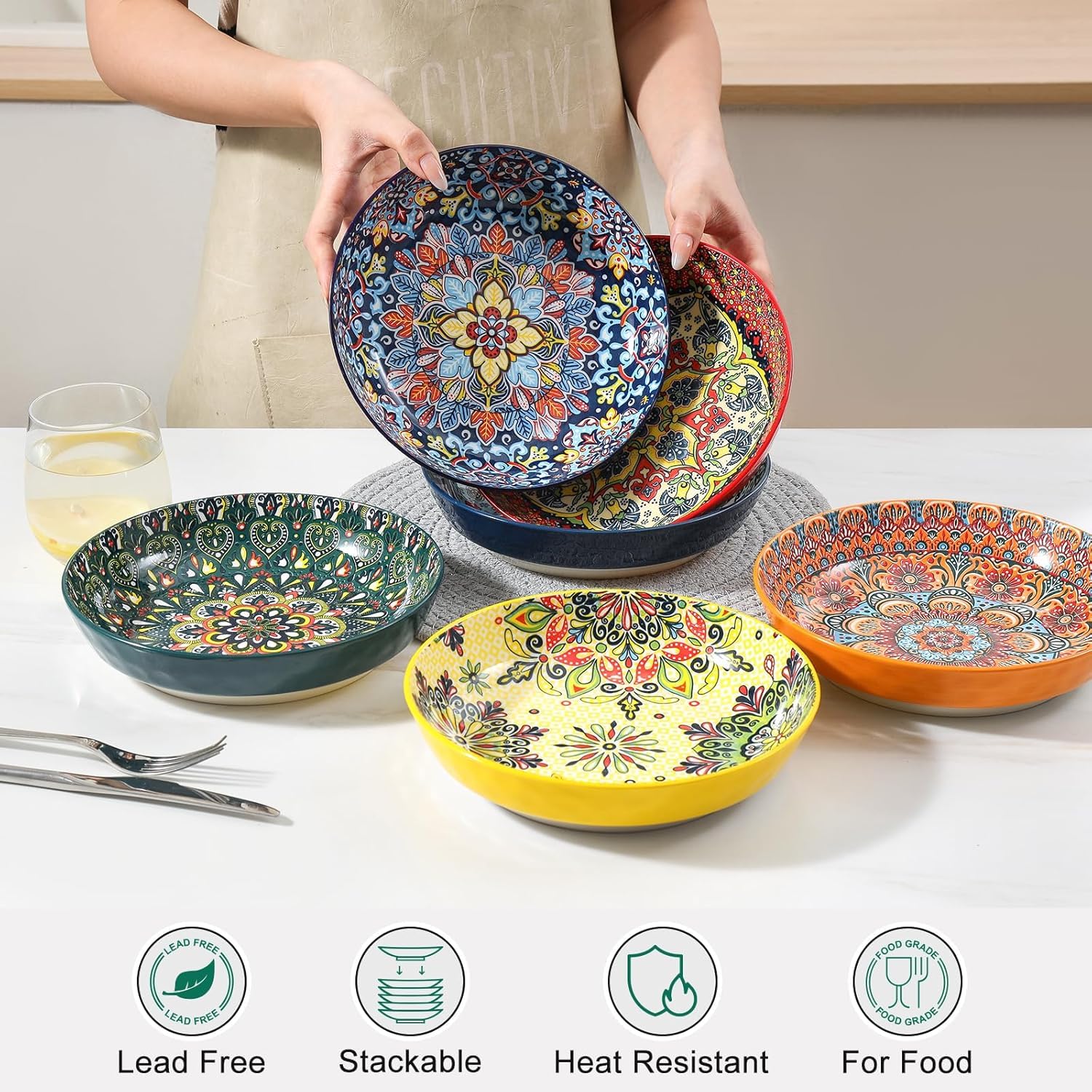 KitchenTour microwave safe bowls for quick reheating and meals.