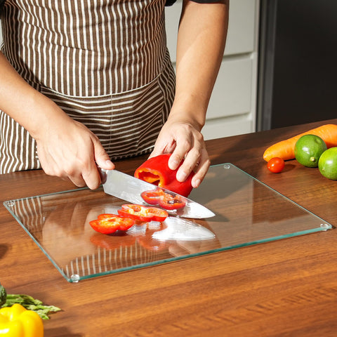 Kitchenville 16x12 size supports versatile prep, slicing, and serving tasks.