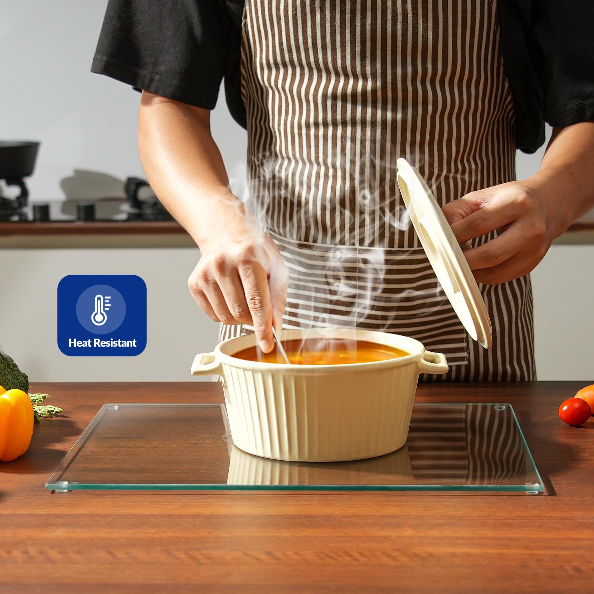Kitchenville rounded edges enhance safety and style.