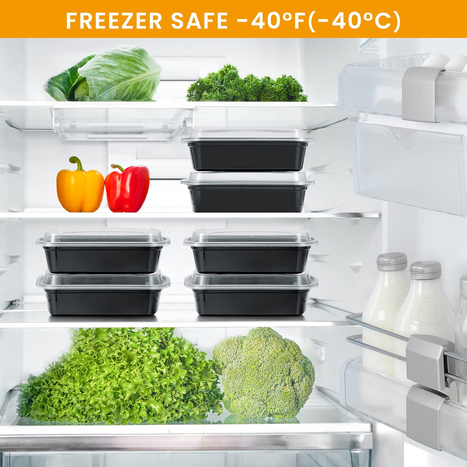 Kitch’nMore BPA-free PP plastic close-up, emphasizing safe storage and durability.