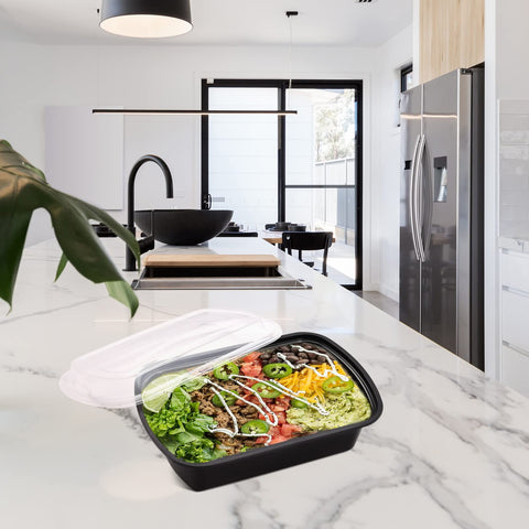Kitch’nMore microwave-safe container ready for quick reheating without transferring.