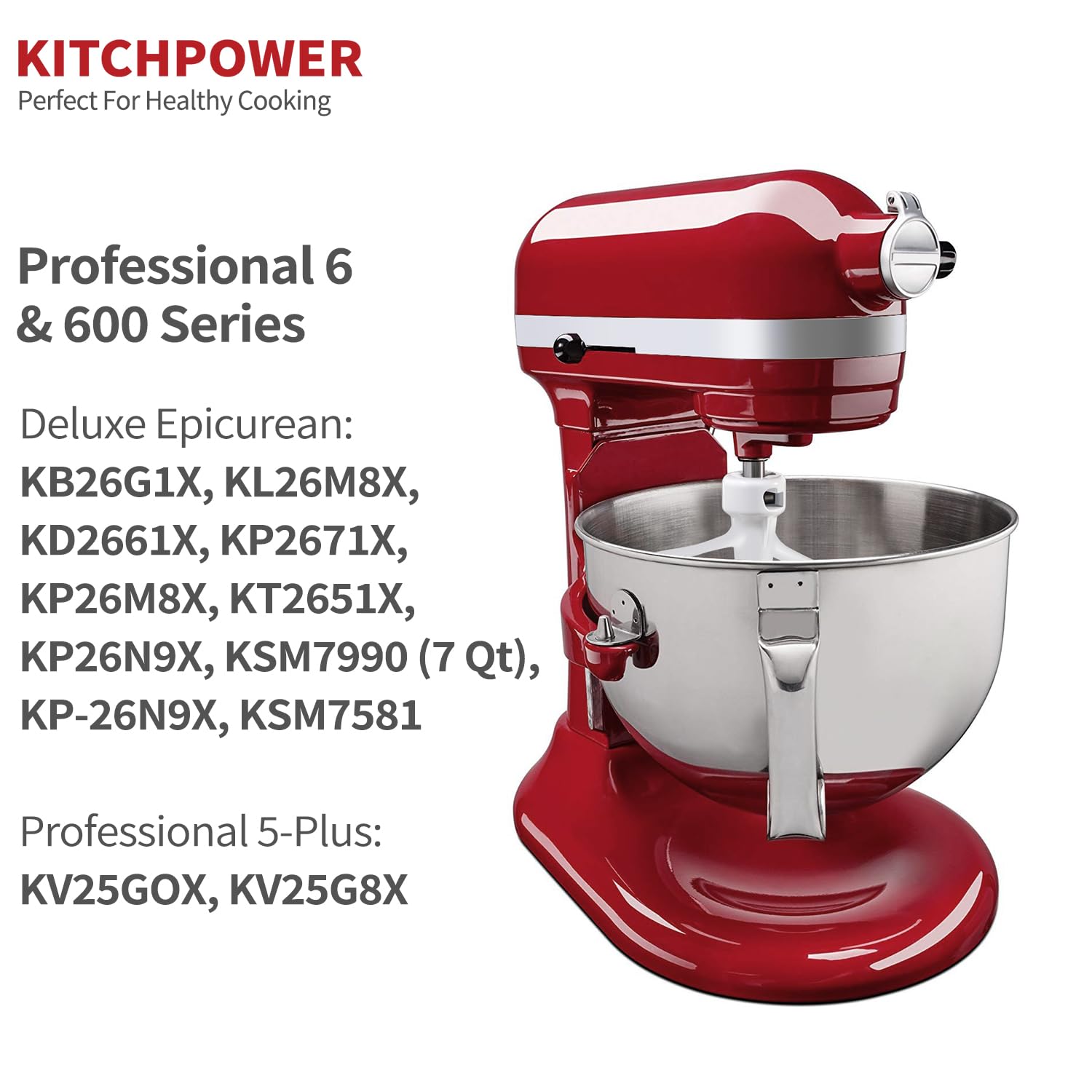 KITCHPOWER 6-quart bowl-lift compatibility helps customers verify fit.