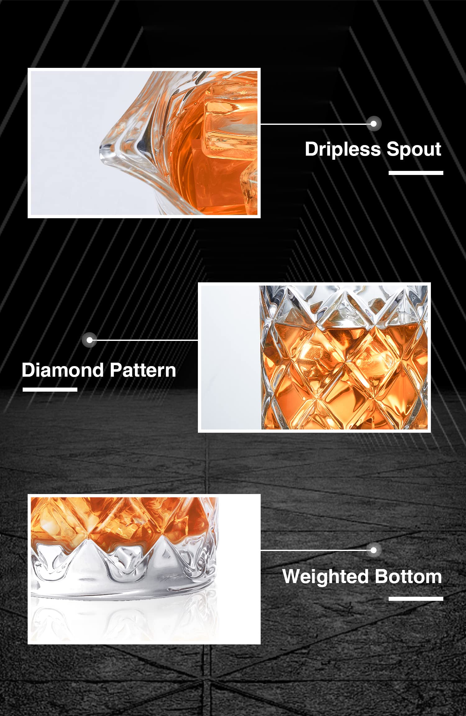 KITESSENSU mixing glass with weighted base for stable, smooth cocktails.