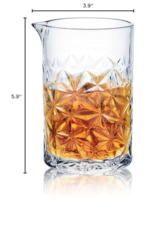KITESSENSU Beginner-to-Pro Mixing Glass supports learning from first cocktail onward.