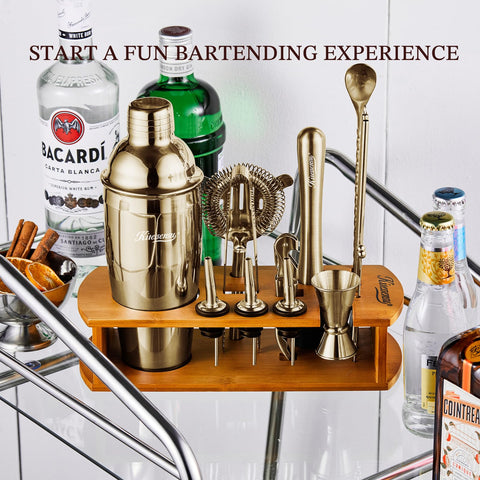 KITESSENSU cocktail jigger provides accurate measurements for consistent servings.