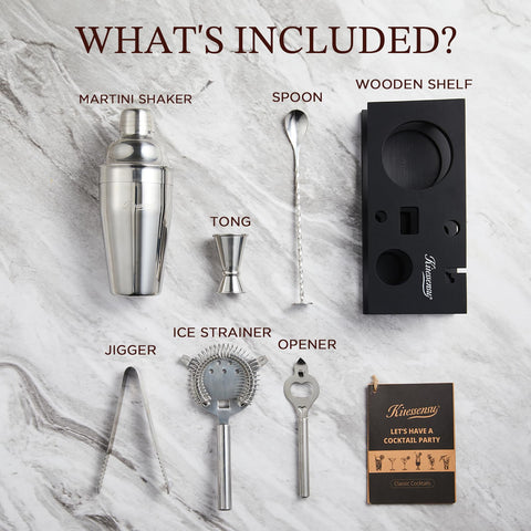 KITESSENSU cocktail set opener for quick access to bottles.