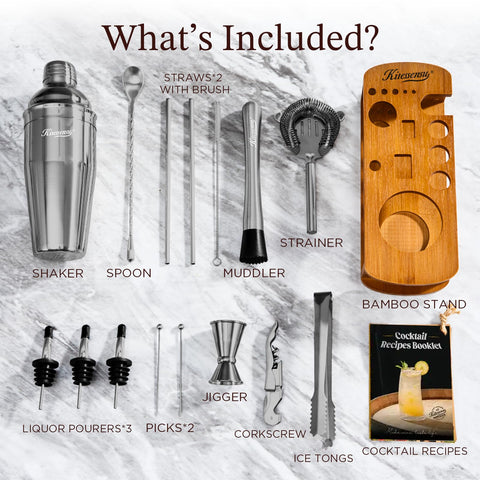 KITESSENSU jigger and measuring tool ensure precise pours for balanced drinks.