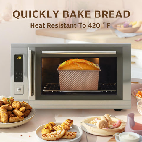 KITESSENSU loaf pan 1lb capacity ideal for sandwich bread slices