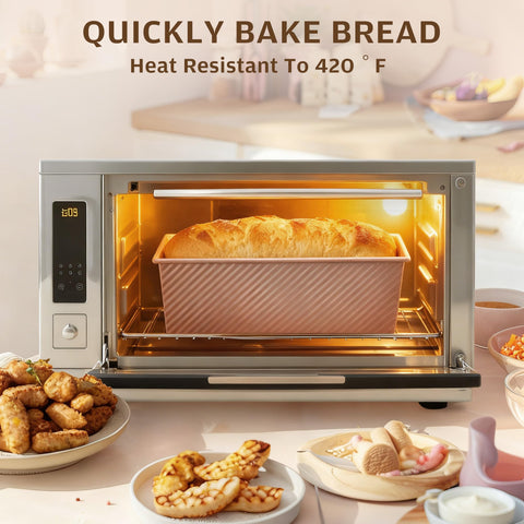 KITESSENSU Pullman loaf pan non-stick coating eases release