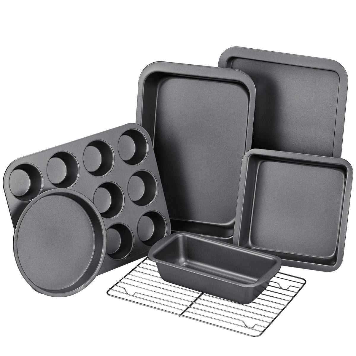 KITESSENSU round cake pan for even release and precise layers.