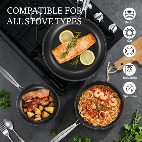 Interior star-shaped texture in KITEXPERT pan for easy release