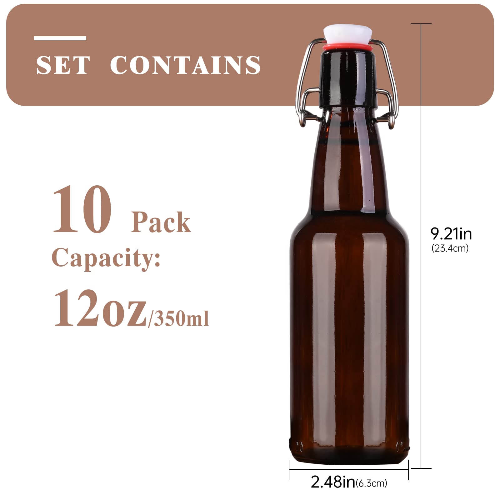 KITGLASCUP amber bottle lid sealing demonstrates leak-proof performance