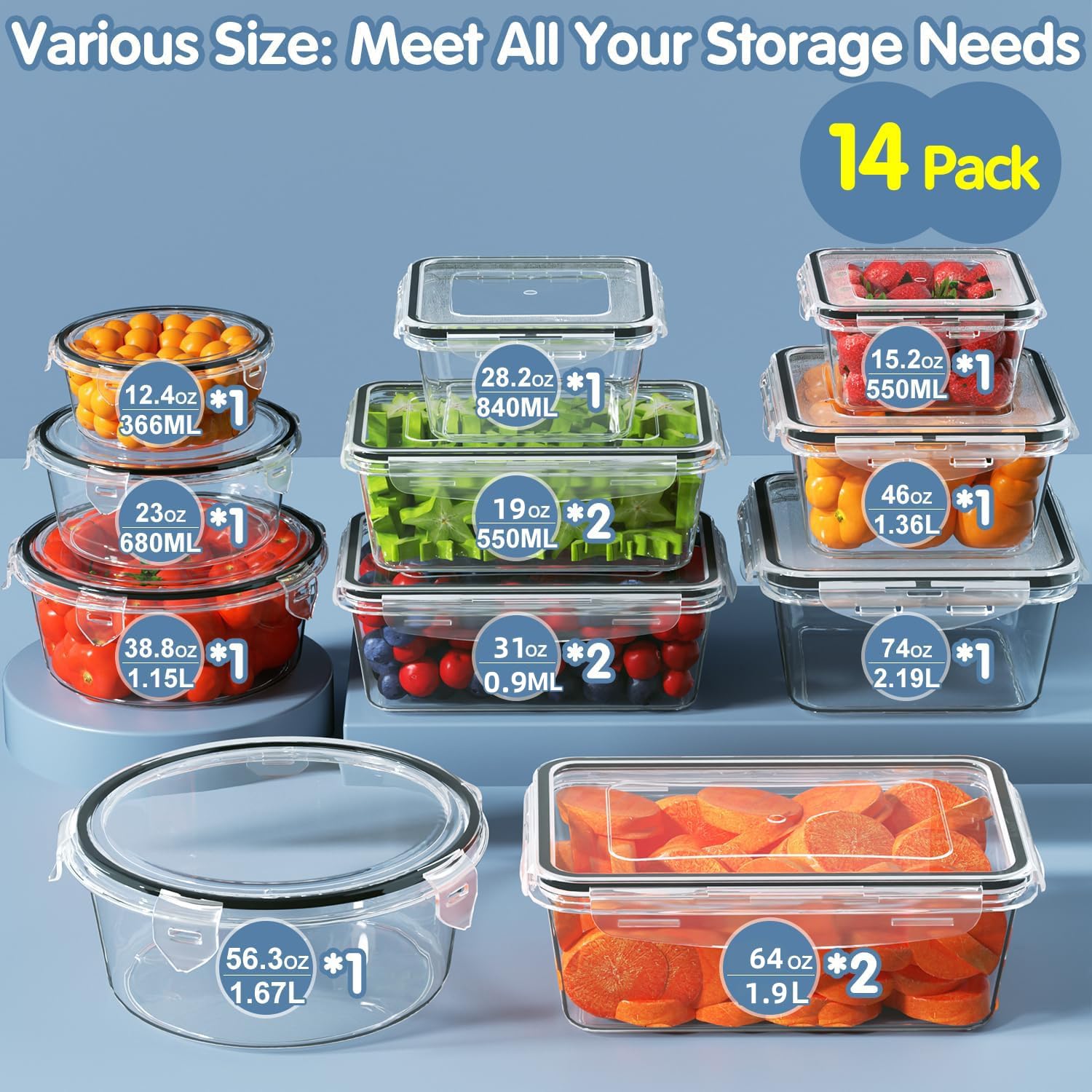 KitHELP containers are freezer safe and built with food-grade materials