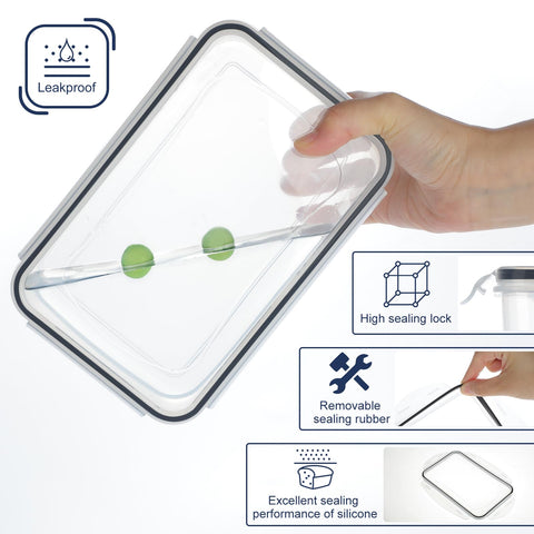 KITHELP round 51oz containers ideal for leftovers and batch meals