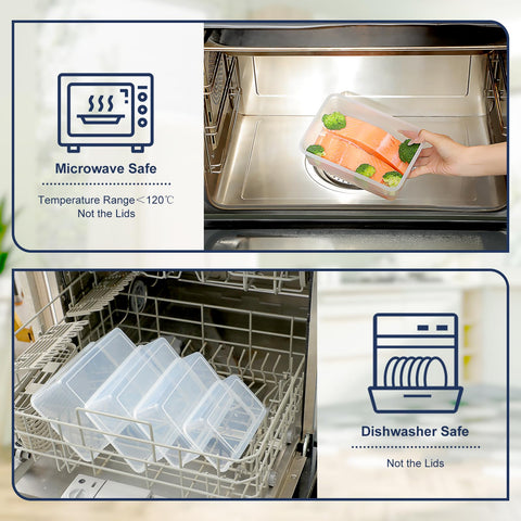 KITHELP square containers save space in tight cupboards