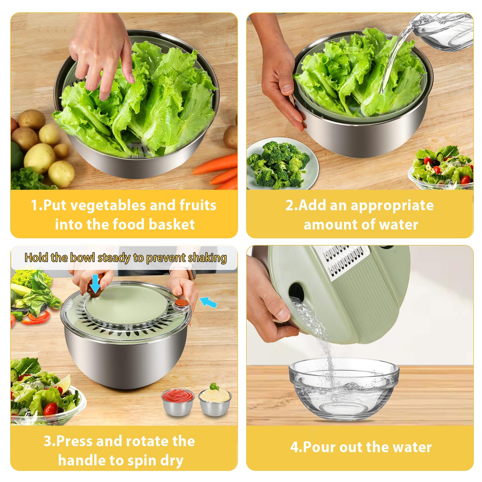 KITHELP water filter bowl with drain reduces splashes.