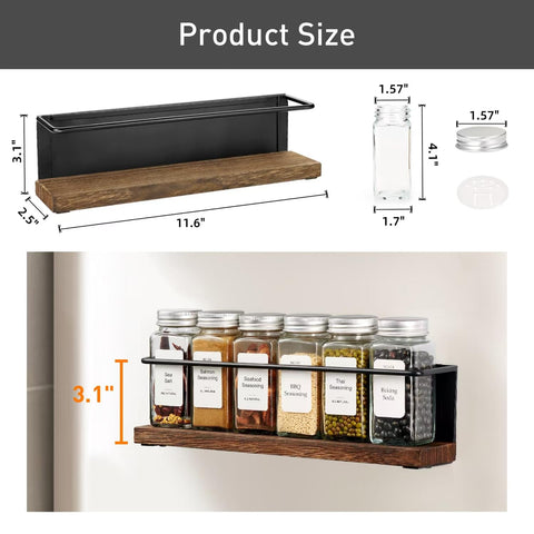 KitHero 216 spice labels with printed and blank options for quick identification
