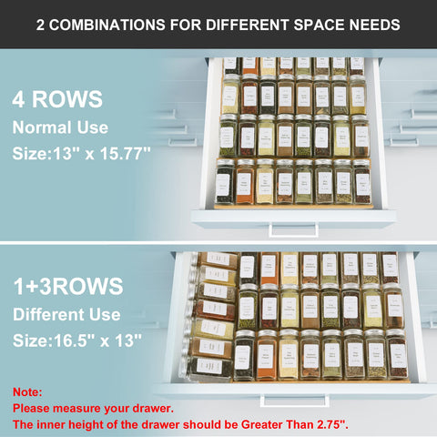 KitHero organizer saving space while keeping spices accessible
