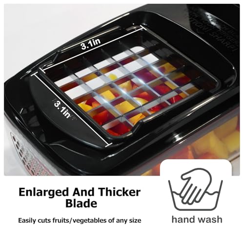KITIDEA chopper showing interchangeable blades for versatile prep.