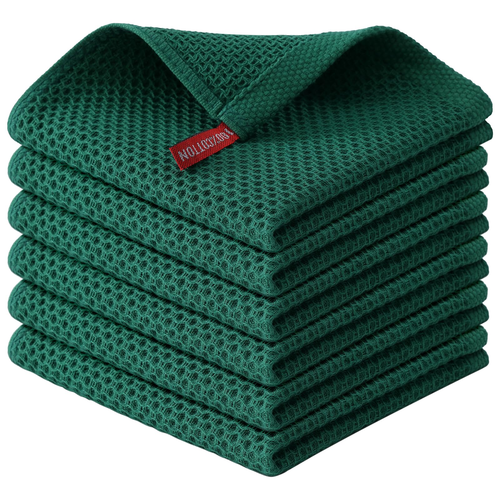 Kitinjoy dish cloth with honeycomb weave for superior absorbency.