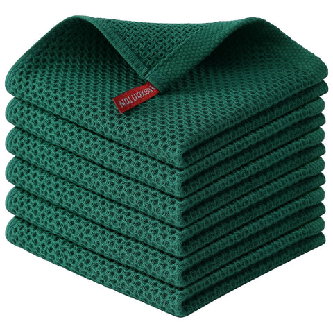 Kitinjoy dish cloth with honeycomb weave for superior absorbency.