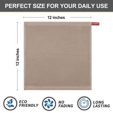 Kitinjoy multi-use kitchen cloths ready for dishes, counters, and hands.