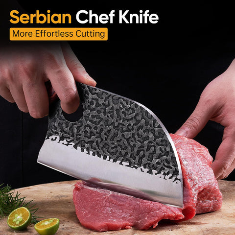 KITNATS meat cleaver 7-inch blade designed for efficient slicing.