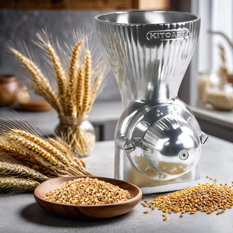 KITOART included cleaning brush for quick maintenance after grinding