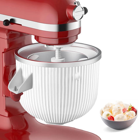 KITOART versatile attachment for churning sorbet and gelato alternatives.