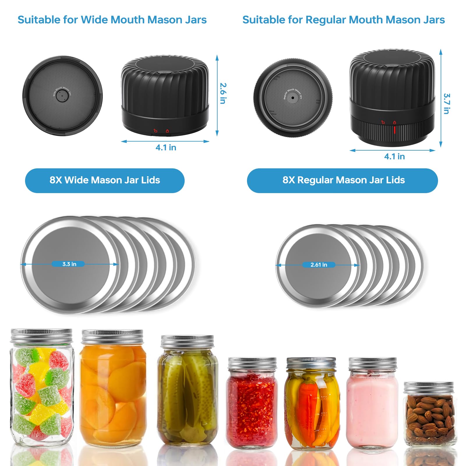 KITOOL compact, portable vacuum sealer design ideal for travel
