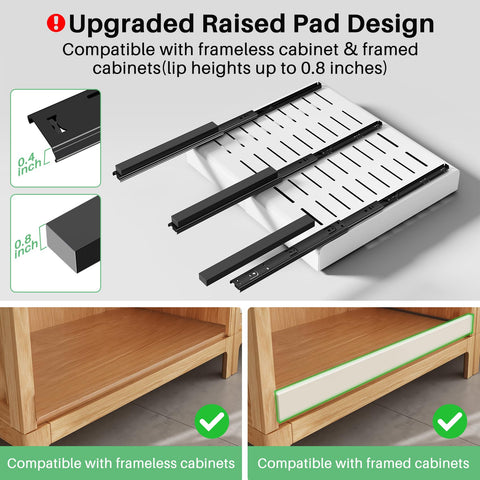 Kitstorack adhesive nano film mount demonstrates easy no-drill installation.